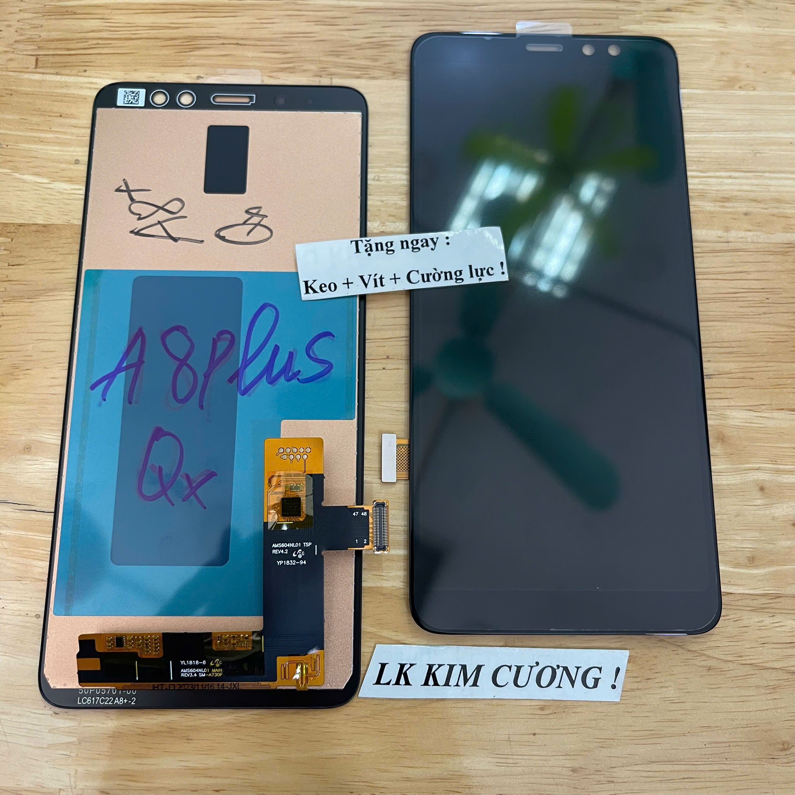 Màn hình thay thế samsung A730 / A8 plus mã QX