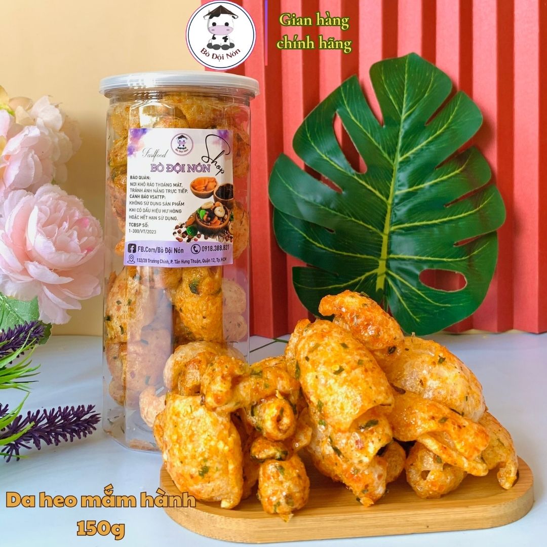 150g DA HEO SỐT MẮM HÀNH Bò Đội Nón