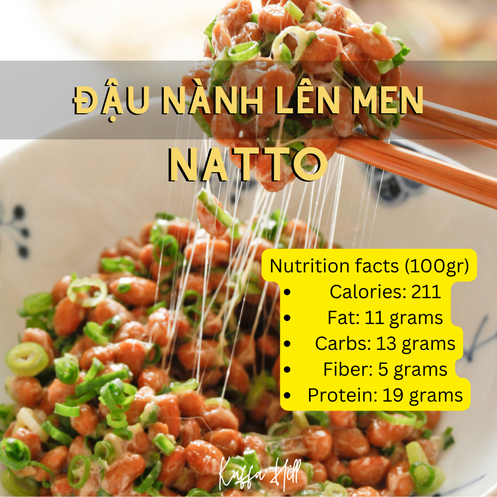 NATTO - Đậu tương lên men 500gr - Kaffa Hill