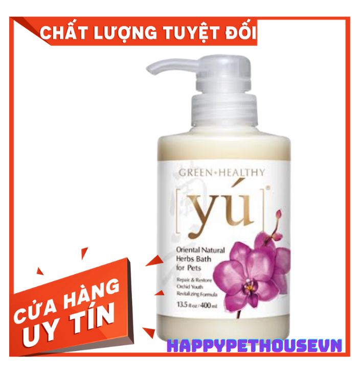 Sữa tắm cao cấp cho thú cưng chó mèo Yu 400ml
