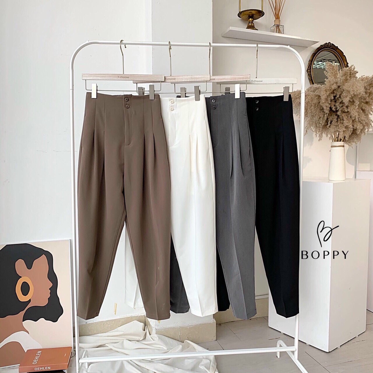 Quần Baggy 2 Khuy Cạp Liền Mẫu Mới Mã457