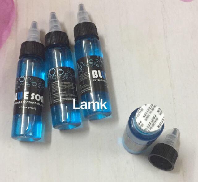 DUNG DỊCH LAU MỰC XĂM TẠO BỌT BLUE SOAP 40ML