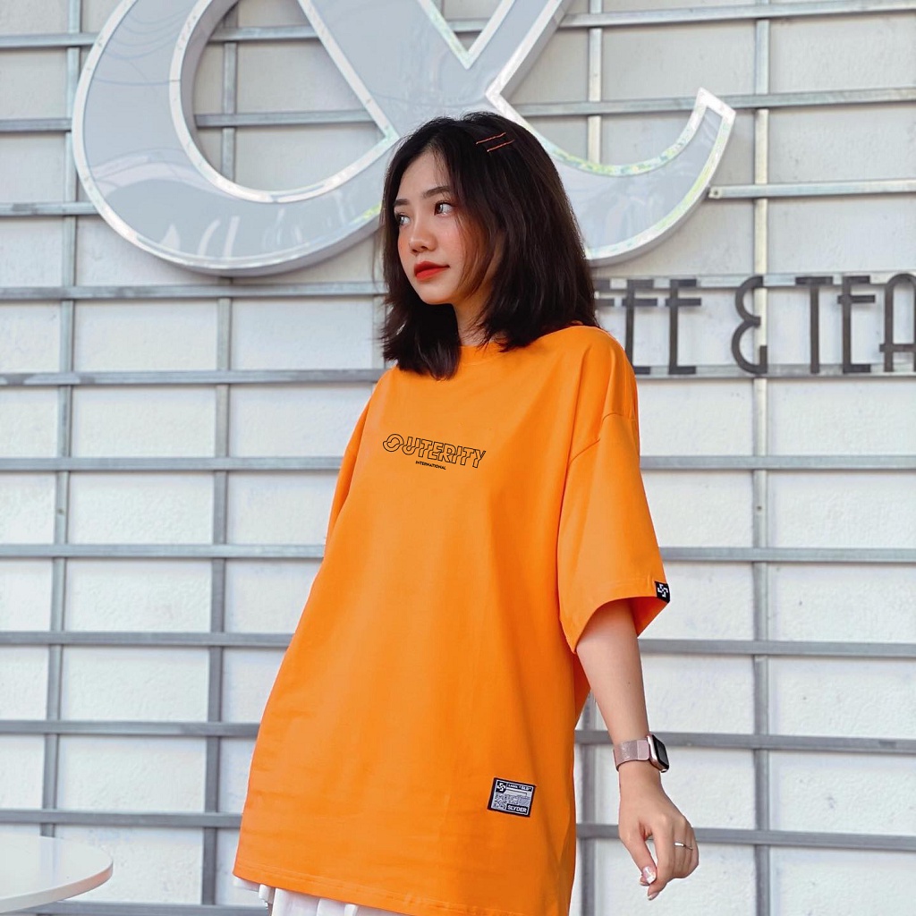 Áo thun Oversize Basic OUTERITY SS2 - Áo thun nam nữ chất thun cotton dày dặn