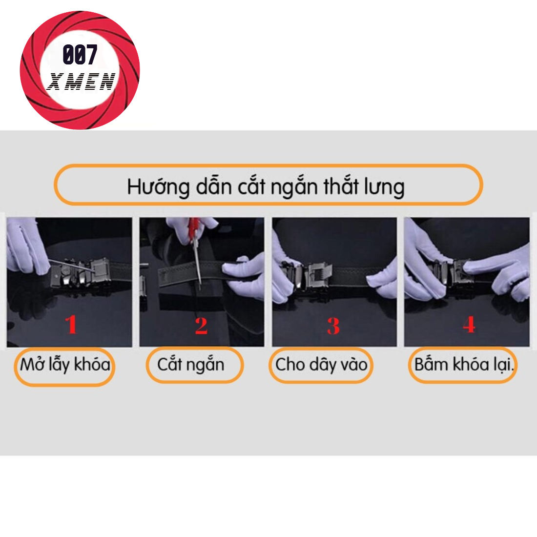 Thắt Lưng Nam Mặt Xoay / Thắt Lưng Da Nam Khóa Tự Động Cao Cấp Dây Nịt Nam Da Bò