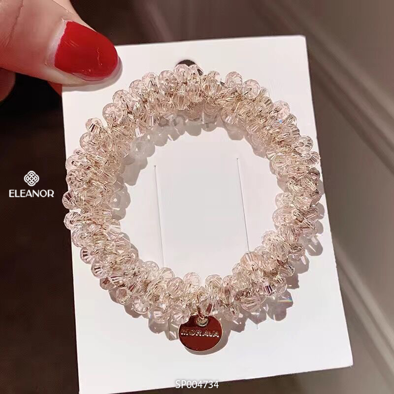 Dây buộc tóc nữ Eleanor Accessories dây cột tóc đính đá pha lê phụ kiện tóc 4037