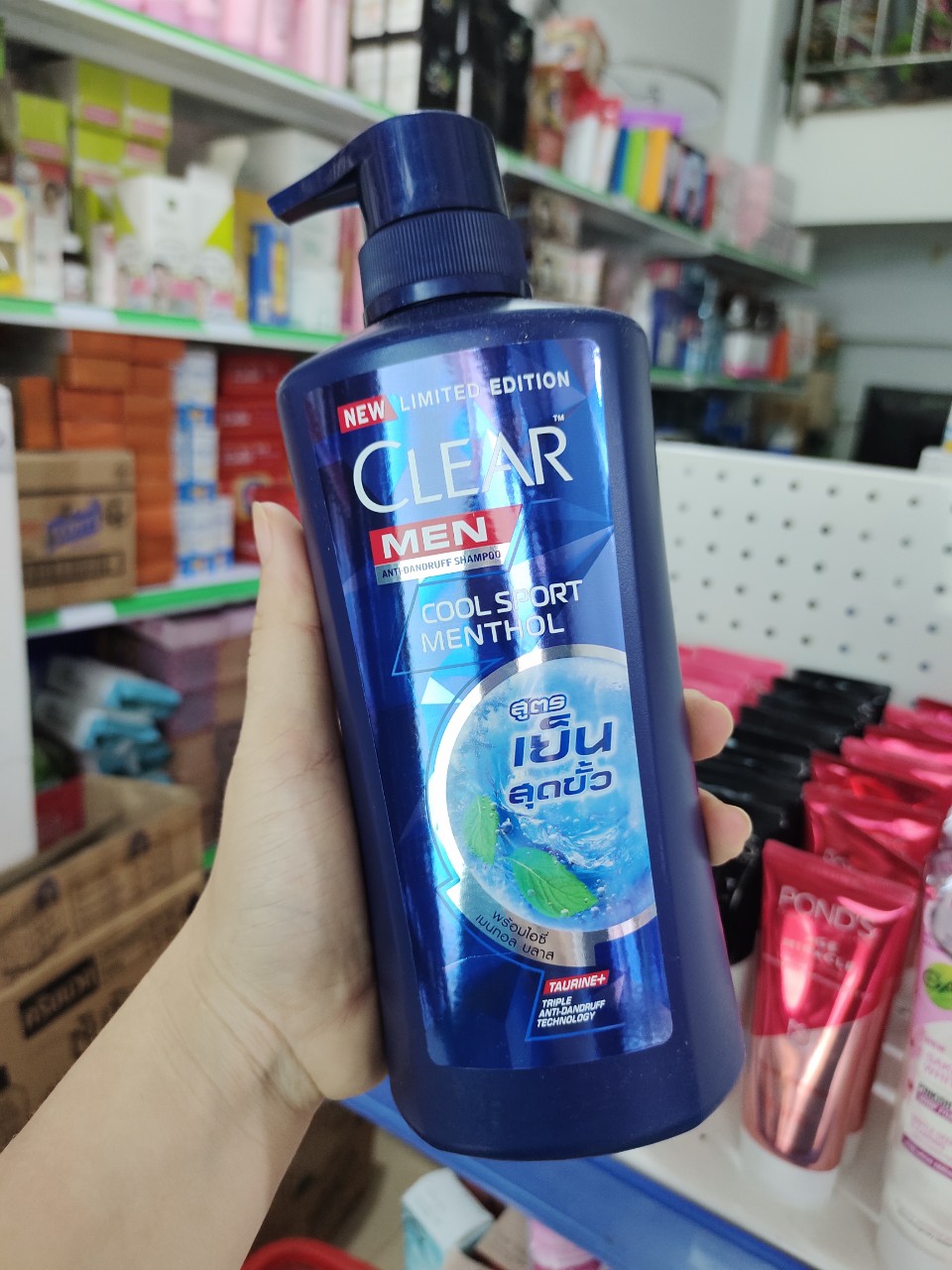 Dầu gội sạch gàu clear men - clear bạc hà thái lan
