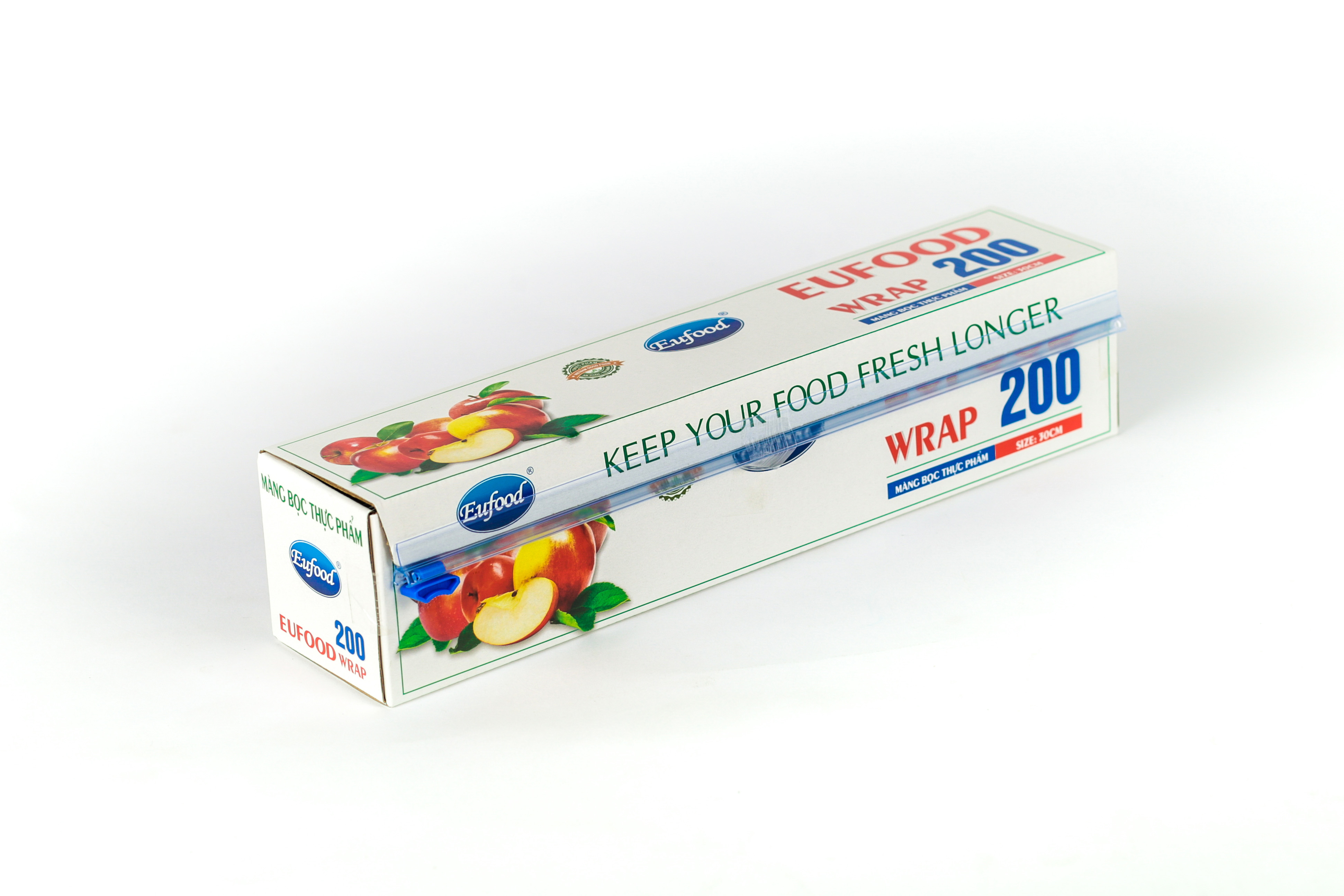 Màng bọc thực phẩm eufood táo eu200, 30cm*150m, không chứa chất deha