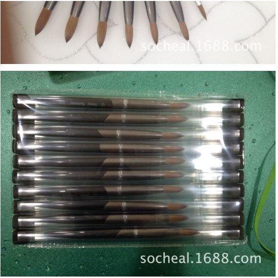 CỌ LÔNG CHỒN CAO CẤP số 14, Cọ đắp móng bột