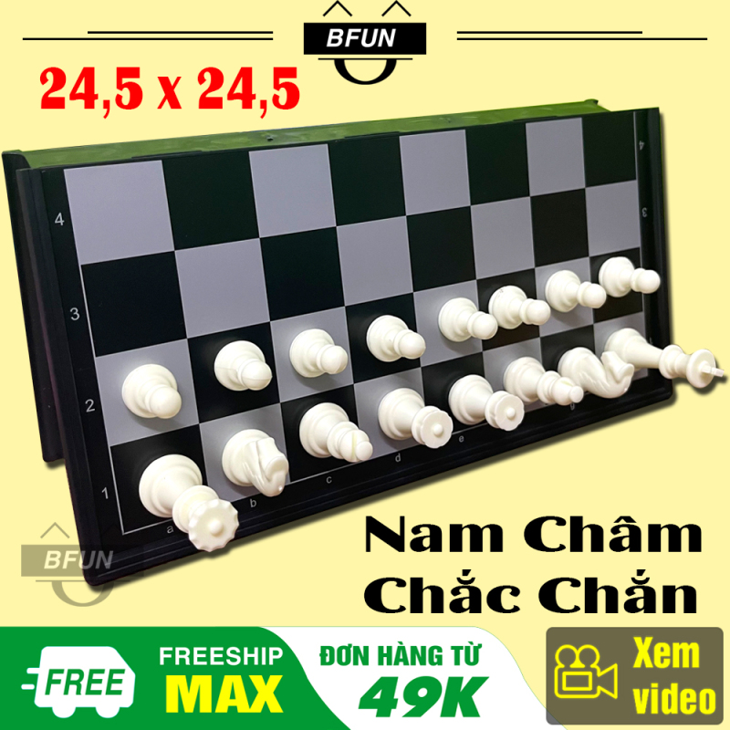 Bộ Cờ Vua Nam Châm SHENG BO (NO.S2201) - Bàn Cờ Vua Bằng Nhựa Cao Cấp Có Nam Châm, Cờ Vua Nam Châm, Chess, Boardgame, Đồ Chơi Phát Triển Trí Tuệ Cho Bé BFUN