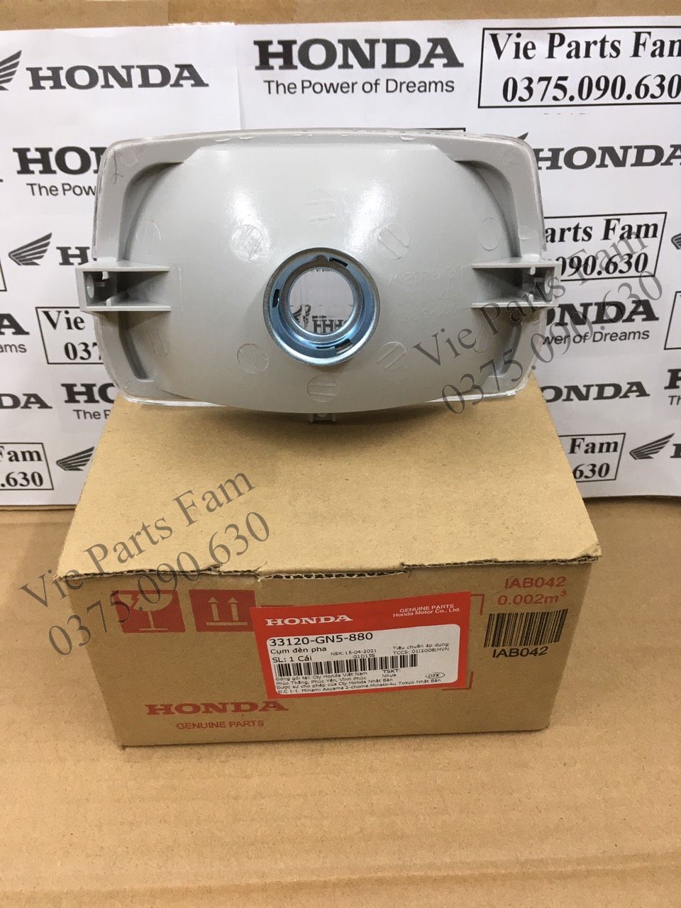 Pha đèn Dream thái, Dream II hàng din Honda