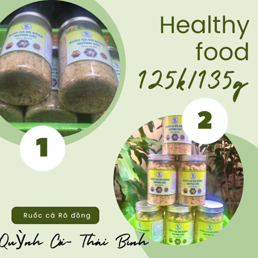 Ruốc Cá rô đồng đặc sản Quỳnh Côi