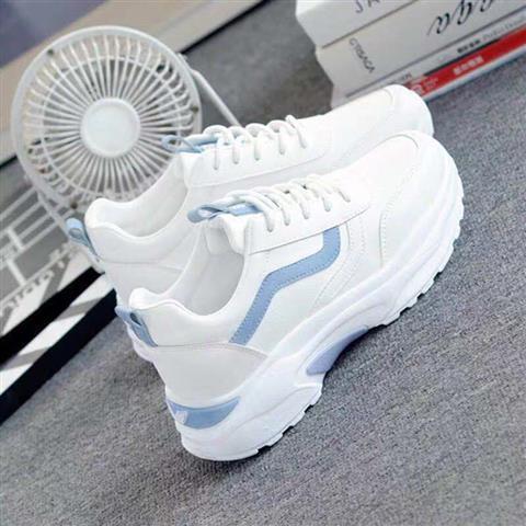 Giày nữ đế độn cao 2 sọc hottren