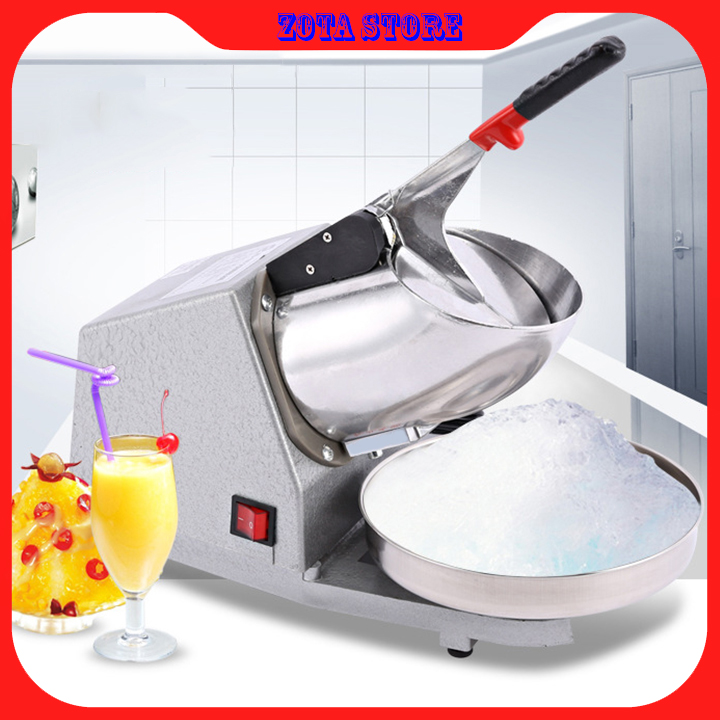 Máy bào đá tuyết 2 lưỡi thế hệ mới công suất 300w xay nhanh hơn mịn hơn - máy xay đá bào làm sinh tố, nước giải khát