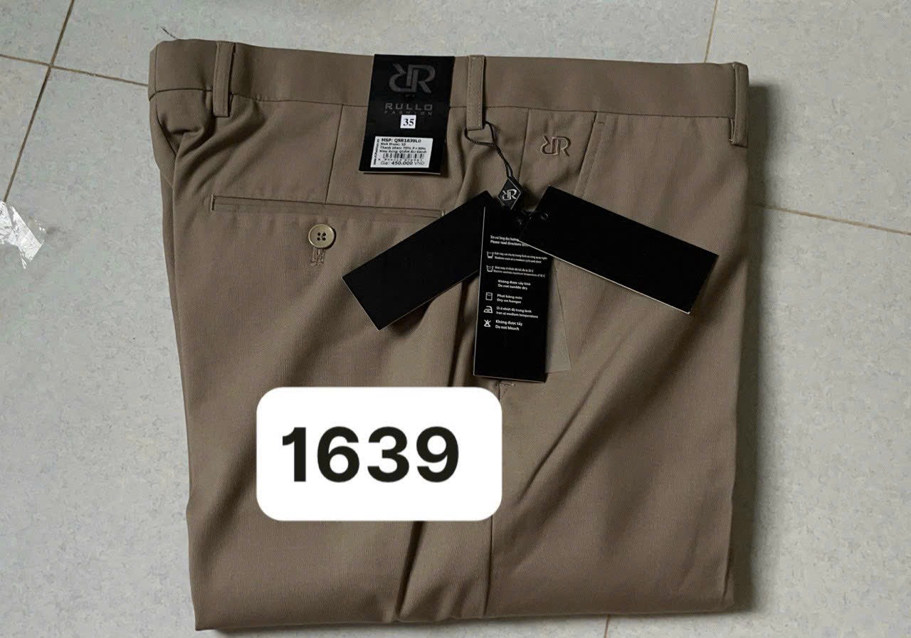 Quần tây rullo giá hãng 450k giảm giá 290k còn size 36