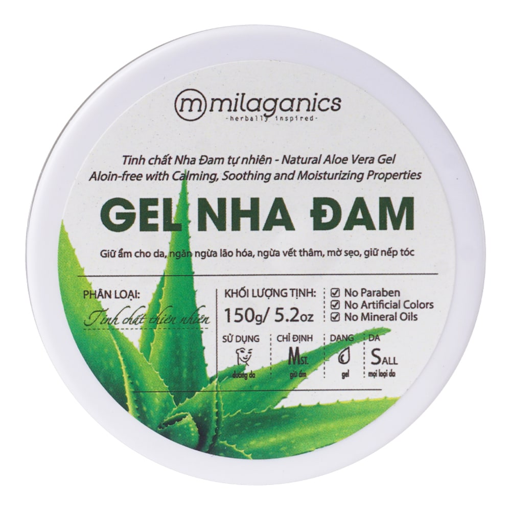 Milaganics Aloe Vera Gel 150ml
