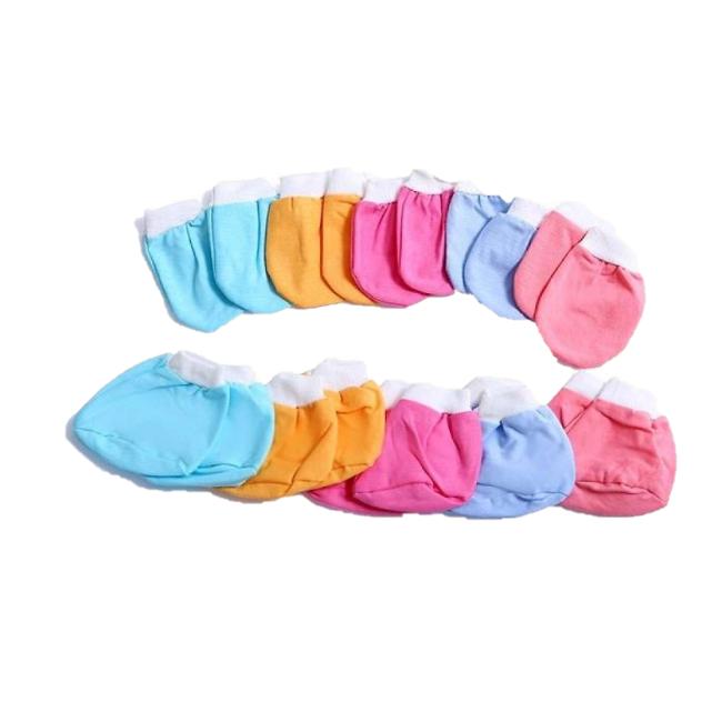 Quần Áo Chuẩn Bị Cho Bé Sơ Sinh  37 Món Gồm 10 Tã 10 Bao Tay 10 Bao Chân 5 Áo Sơ Sinh 2 Nón