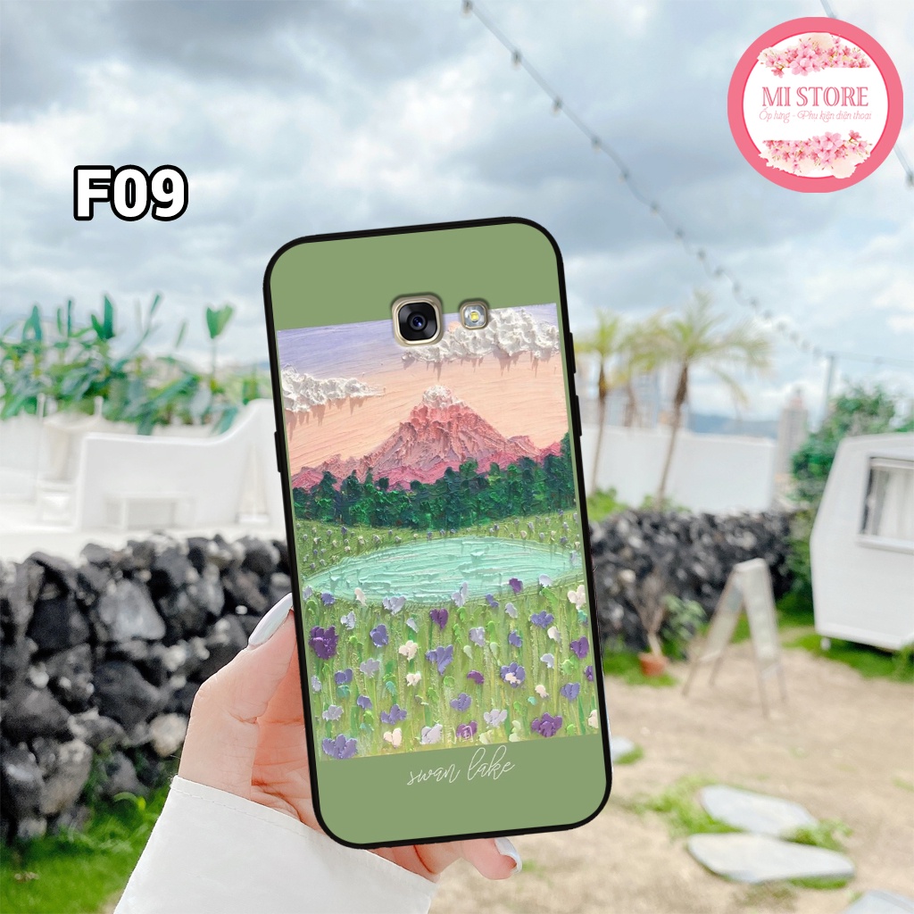 Ốp điện thoại samsung a5 2016/ a5 2017/ a7 2016/ a7 2017 - ốp lưng samsung in hình hoa vintage xinh xắn
