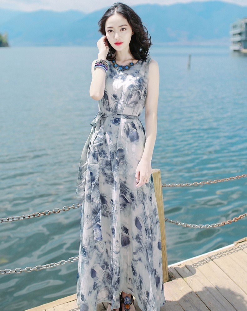 ĐẦM MAXI HỌA TIẾT CAO CẤP LINDA