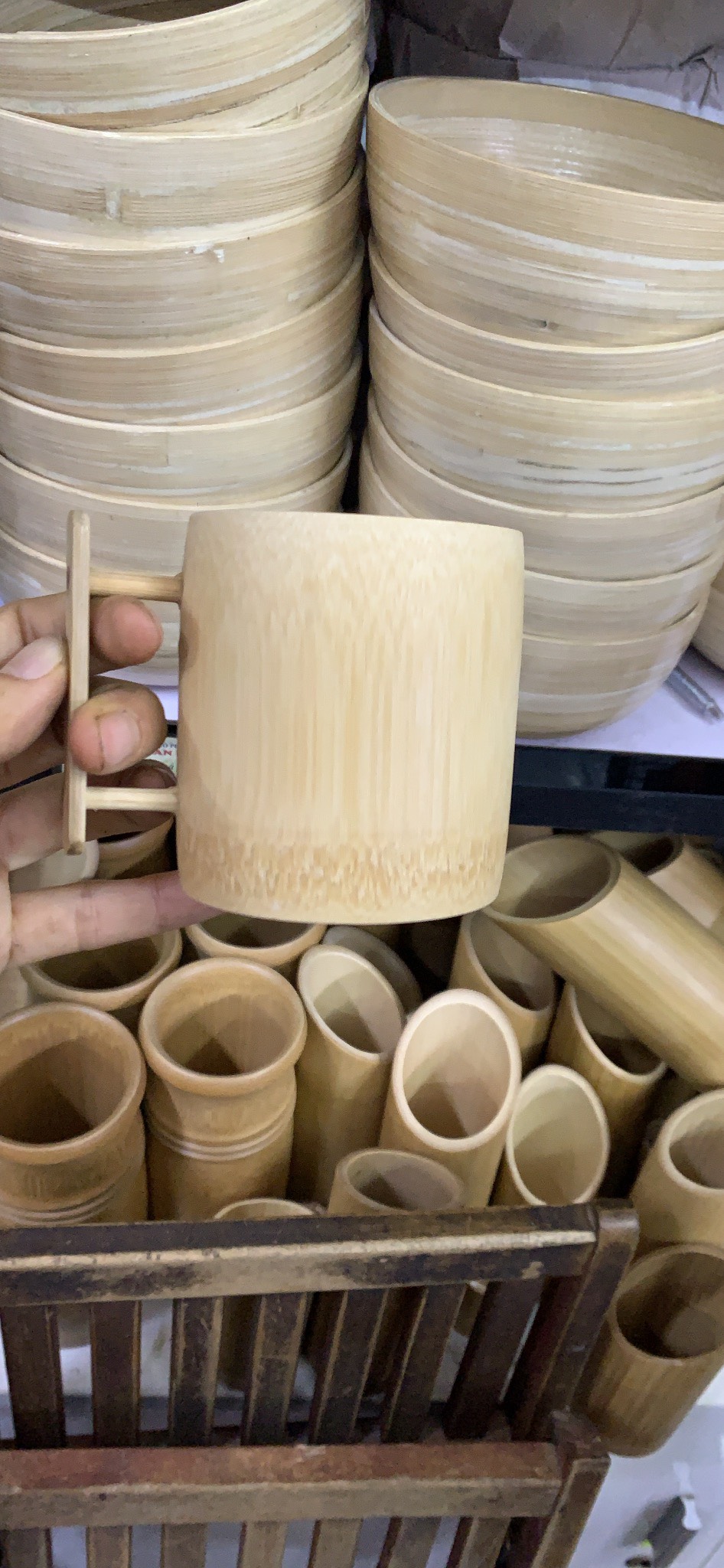 Ly tre Cóc tre - Bamboo cup -Ly Uống Nước Caffe Trà