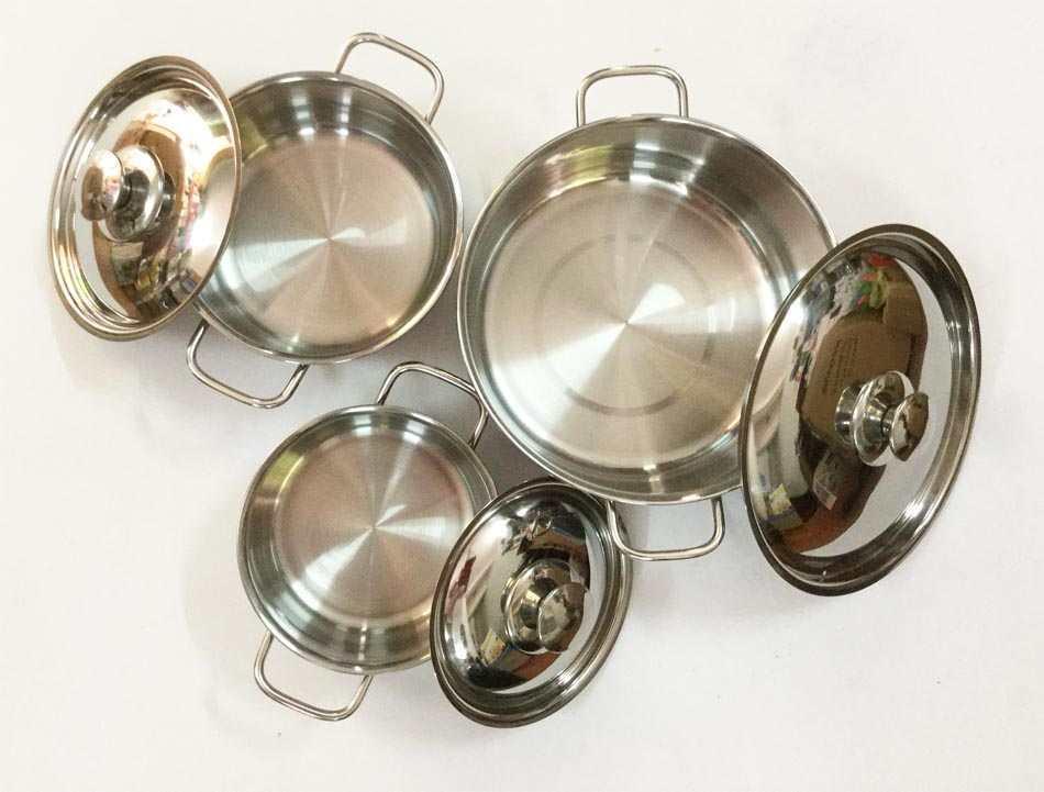 BỘ NỒI SHARP 3 CÁI INOX CAO CẤP