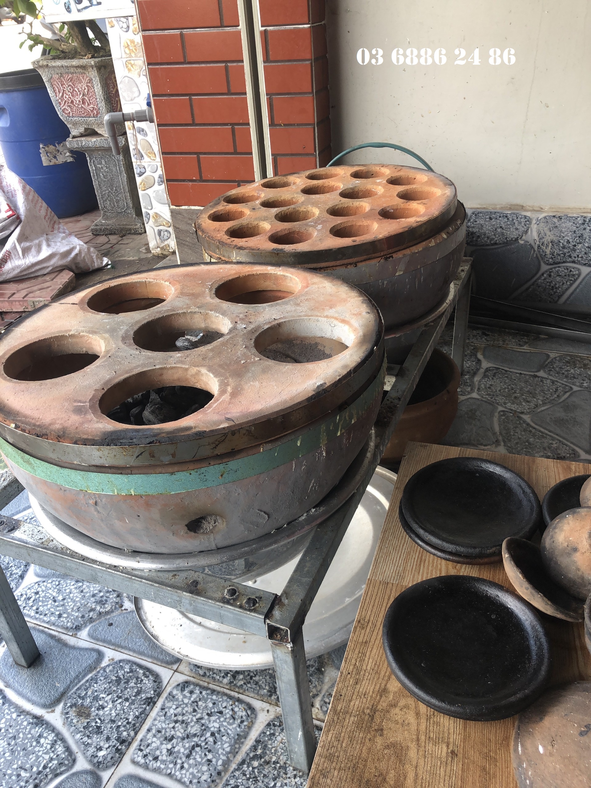 CHÉN BÁNH XÈO MIỀN TRUNG BẰNG ĐẤT NUNG