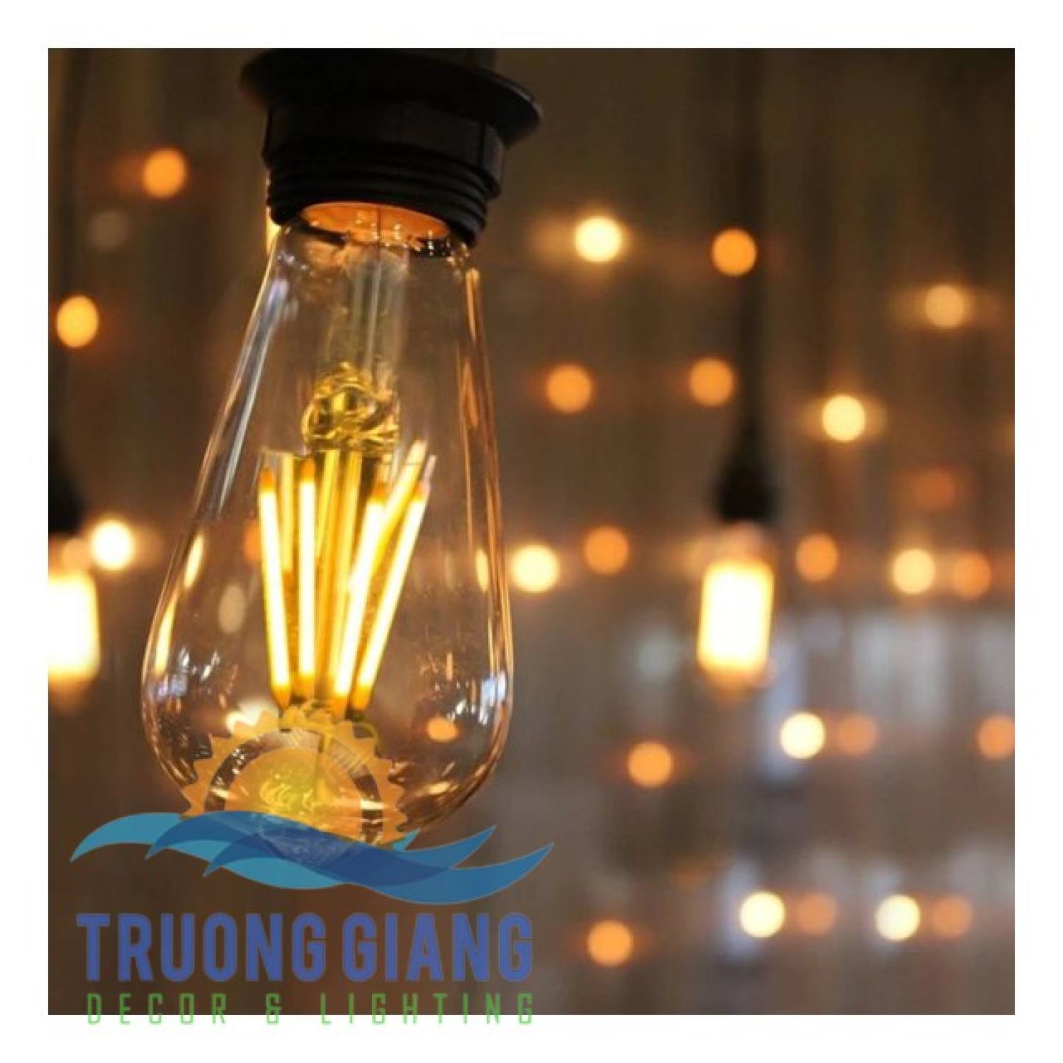BÓNG LED EDISON ST64 - 4W - ĐUI E27 - ÁNH SÁNG [ 2700K - 6500K ]