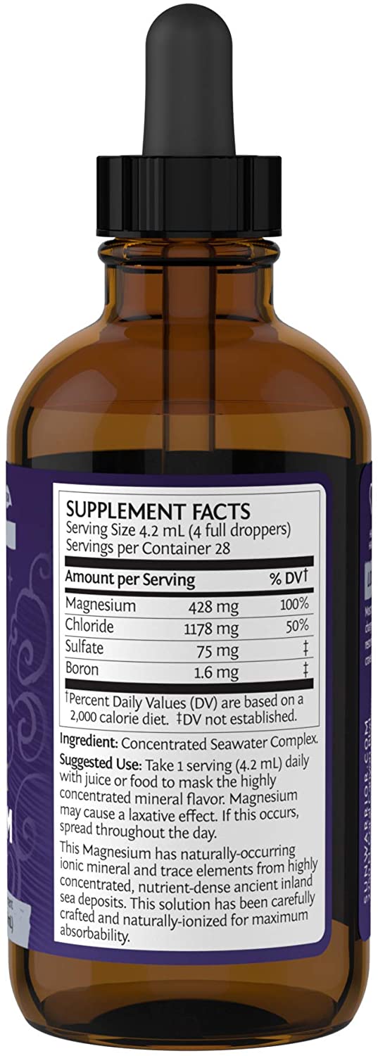 [Hoàn Tiền 15%]Dung dịch bổ sung magnesium Sunwarrior 118ml