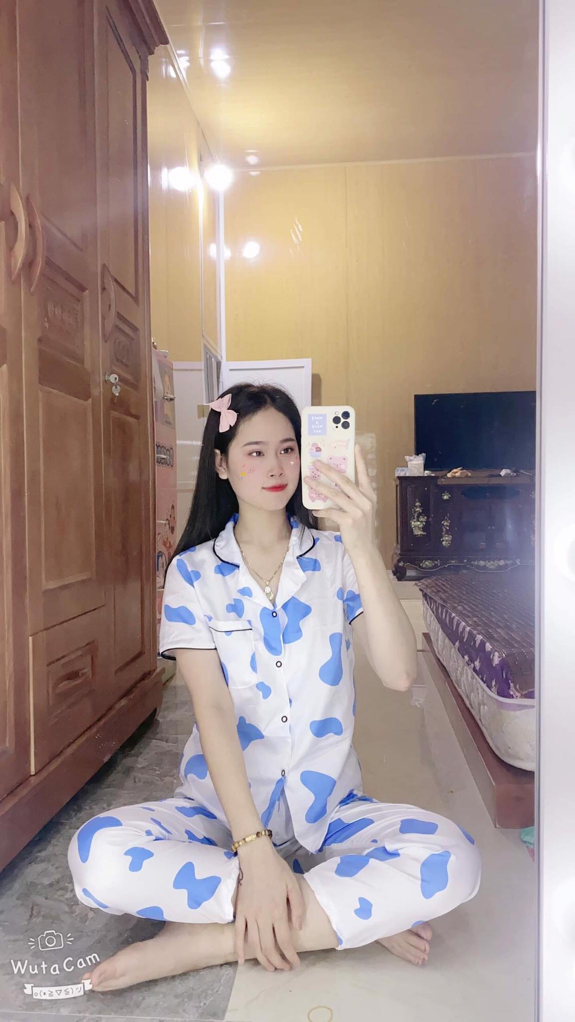 ĐỒ NGỦ BÒ SỮA, ĐỒ BỘ BÒ SỮA, ĐỒ NGỦ. PIZAMA