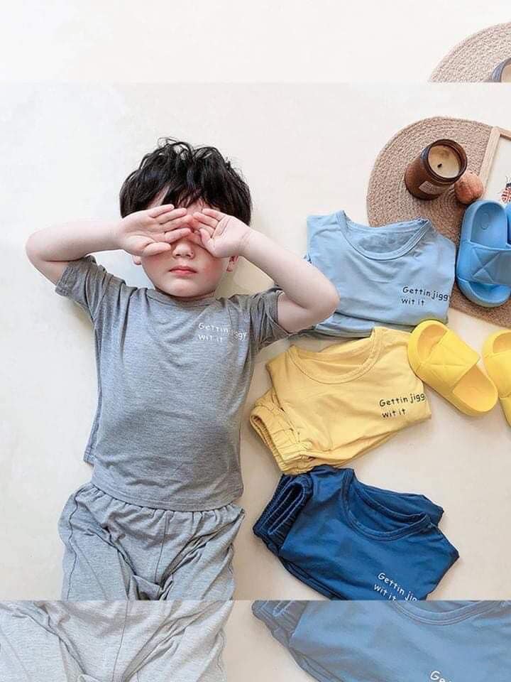 Bộ đồ thun lạnh alibaba cho bé