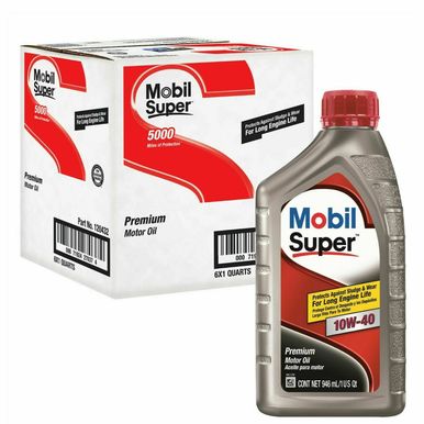 [HCM]Nhớt xe tay ga ô tô cao cấp Mobil Super 5000 SAE 10W40 946ml - Nhập khẩu USA 100%