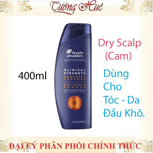 [HCM]Dầu gội sạch gàu Head Shoulder Clinical Strength 400ml ( Cam )