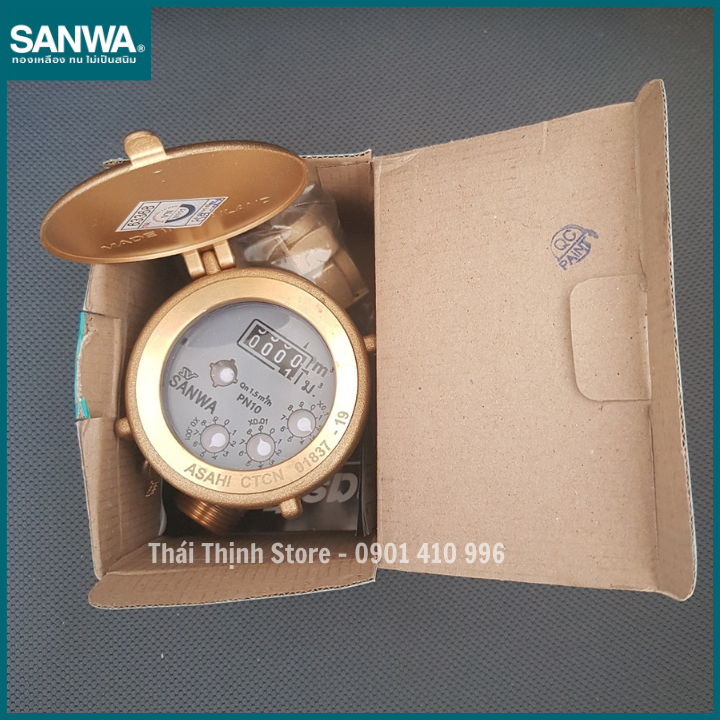Đồng hồ nước SANWA Thái Lan SV15 phi 21mm - Thái Thịnh Store