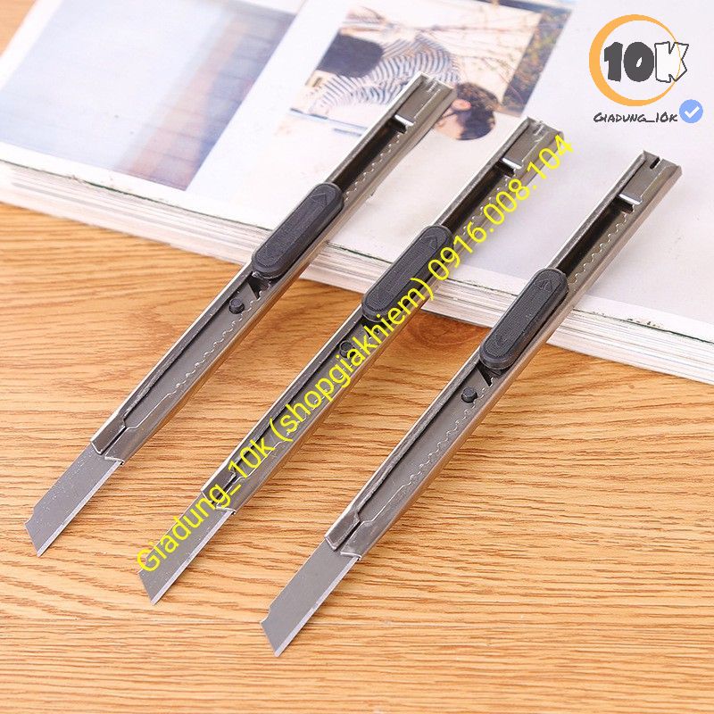Dao dọc giấy vỏ Inox tiện dụng {L4}
