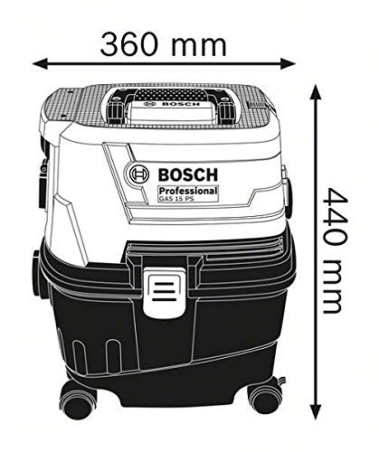 [Trả góp 0%] Máy hút bụi khô và ướt Bosch GAS 15