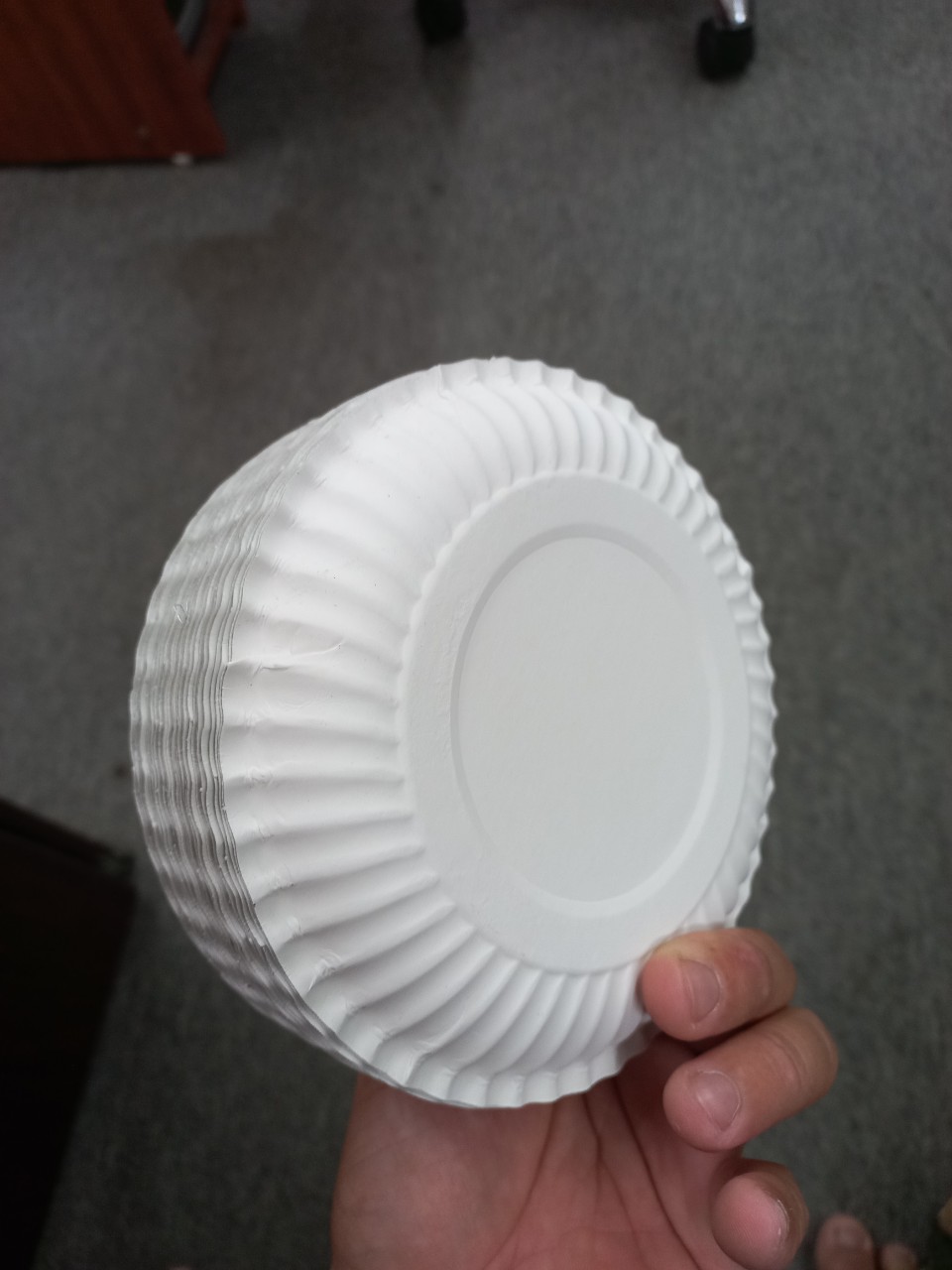50 cái dĩa giấy phủ nhôm bạc 16cm