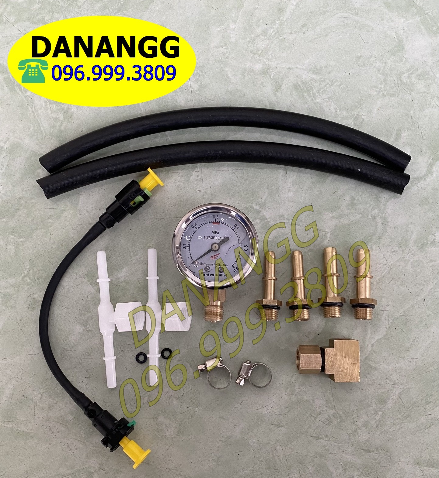 Bộ đồng hồ đo áp bơm xăng tất cả các đời xe honda yamaha piagio