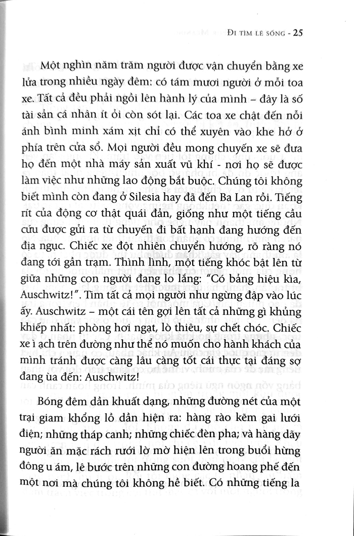 Sách - Đi tìm lẽ sống - Man's search for meaning
