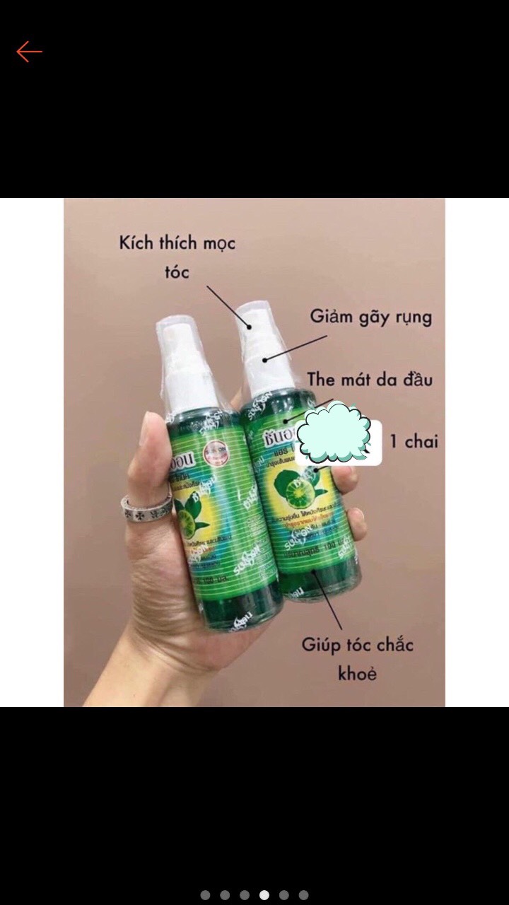 Chai Xịt Kích Mọc Tóc Tinh Chất Bưởi Thái Lan
