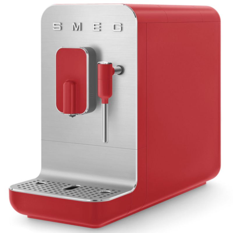 Máy Pha Cà Phê Espresso Smeg BCC02RDMEU, Red, Thermoblock, 19 Bar