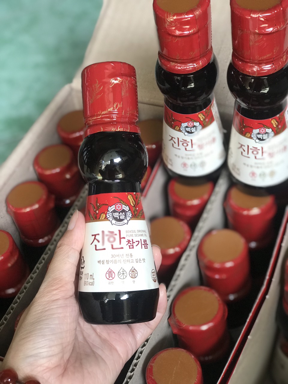 Dầu Mè Hàn Quốc Beksul 110ml Nhập Khẩu