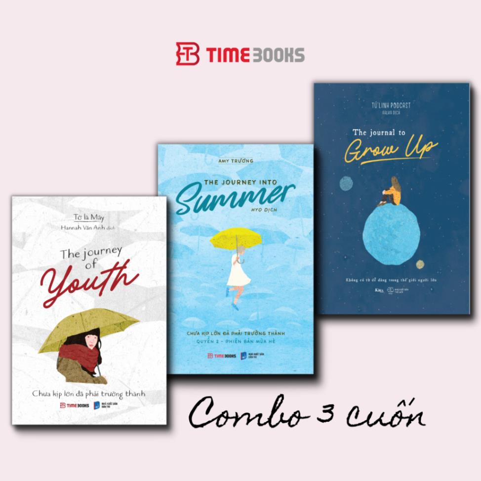 Combo 3c Sách Song Ngữ Việt - Anh: The Journey Of Youth + The Journey Into Summer +The Journal To Grow Up - TimeBooks