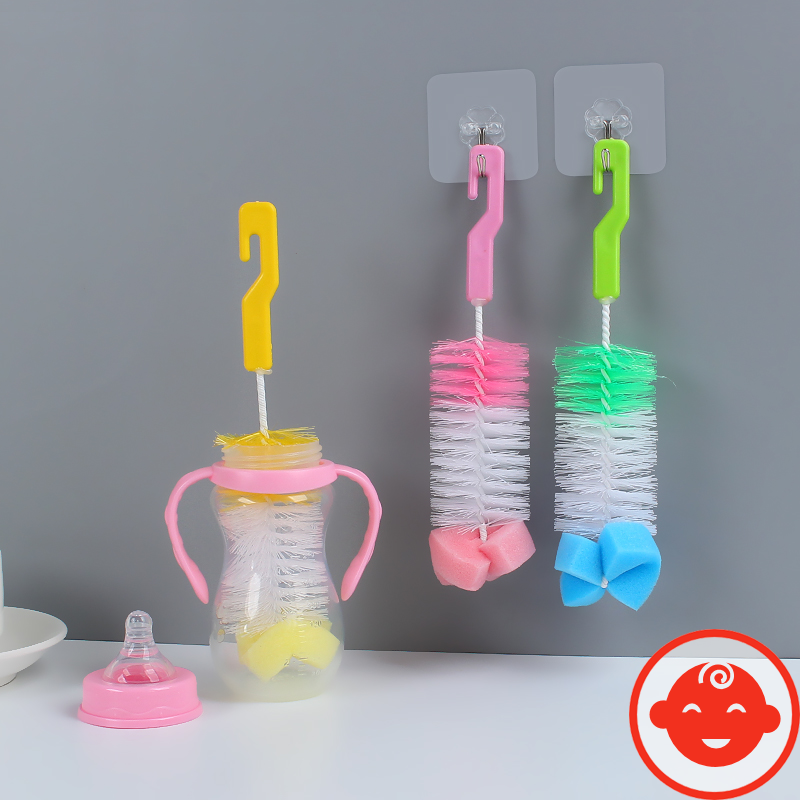 Cọ Rửa Bình Sữa 2 Chi Tiết Cho Bé Vệ Sinh Bình Và Núm Ti