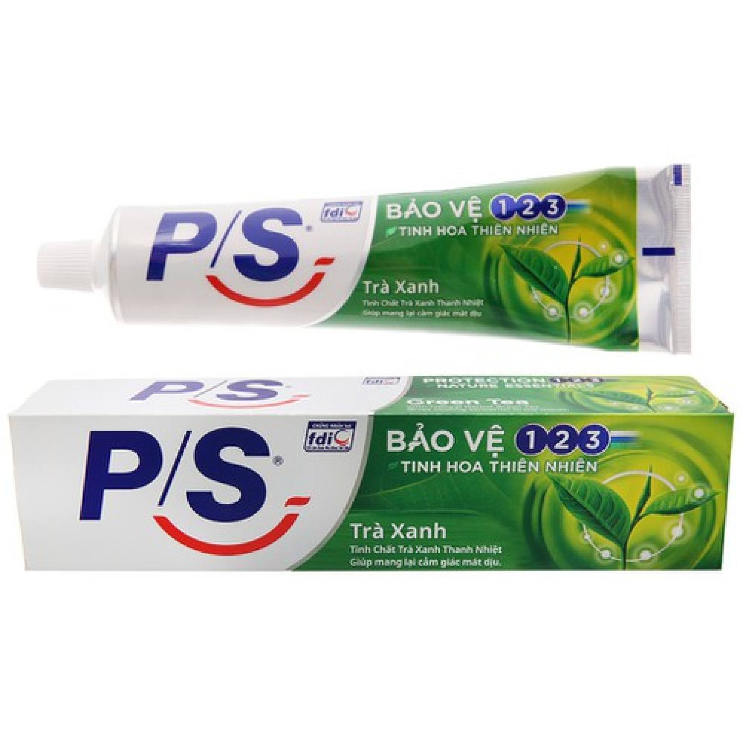 Kem đánh răng P/S 123 Trà xanh 190g