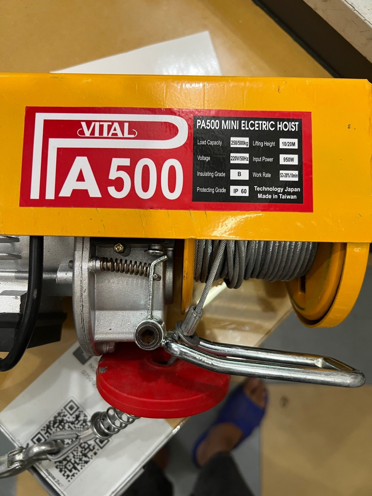 máy tời điện pa500