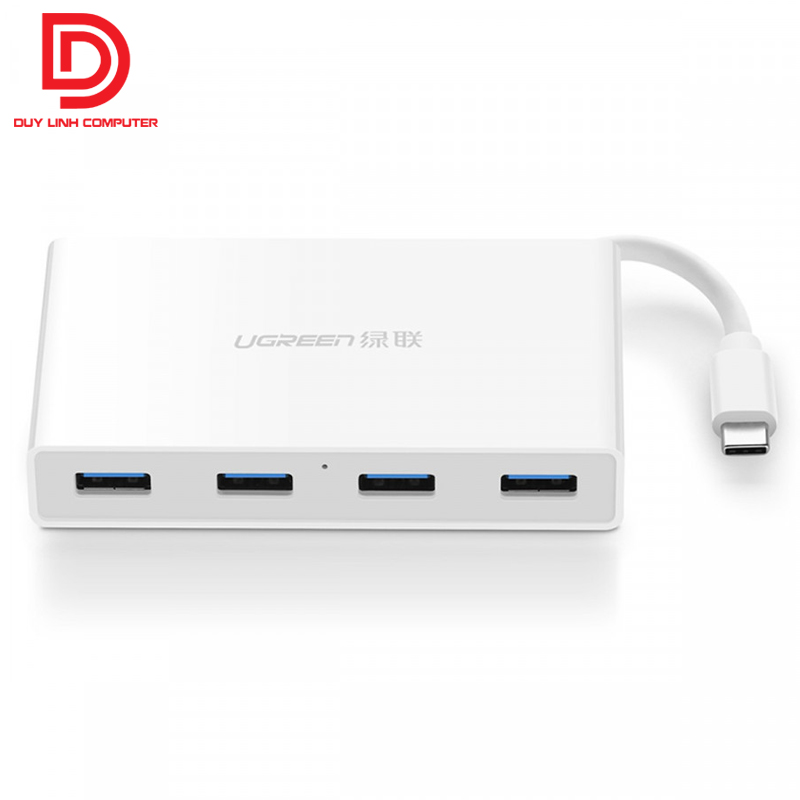 Cáp USB Type-C ra Hub USB 3.0 Ugreen 30278 (Sạc được Macbook)