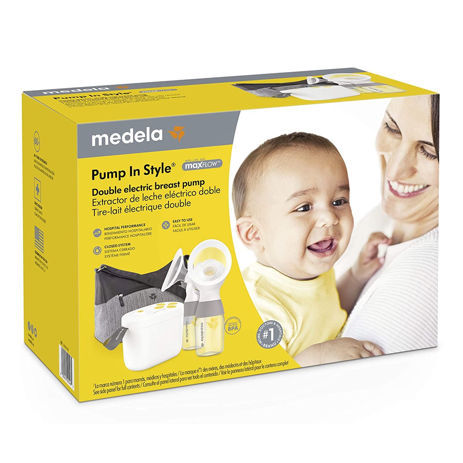 [NGUYÊN TEM] Máy Hút Sữa Điện Đôi MEDELA Pump In Style MAXFLOW Chính Hãng(Vô Địch Kích Hút Sữa)