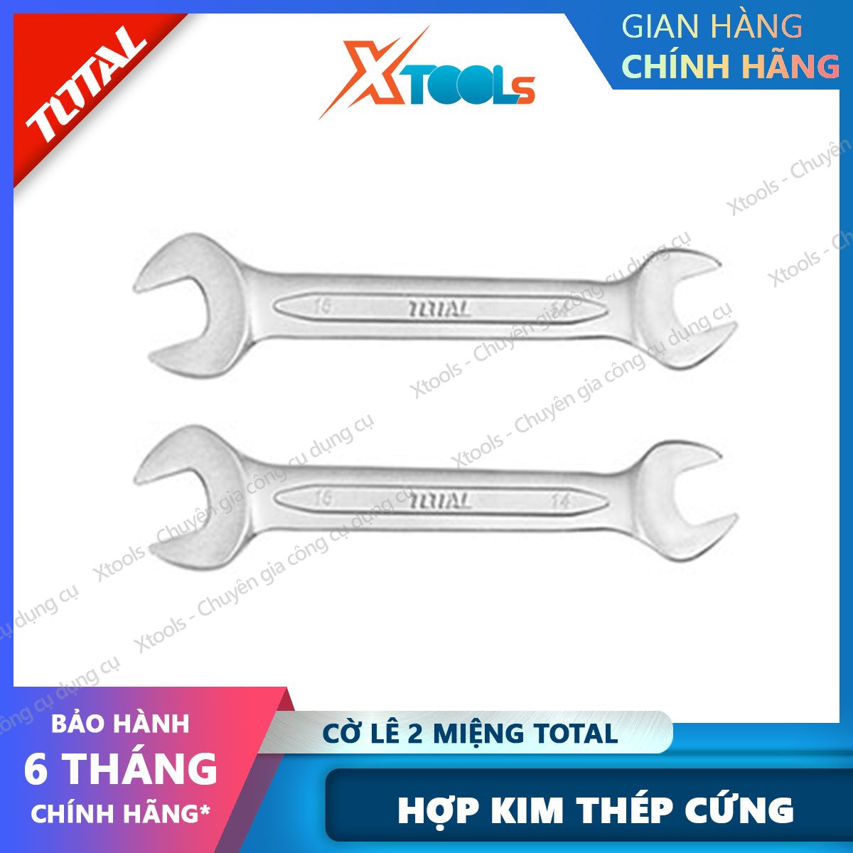 Wrench 2 mouth total thiết kế có thể rotating components hoạt, wrench superior material use tốt in trường khắc nghiệt durable, anti-rust [XTools] [xsafe]
