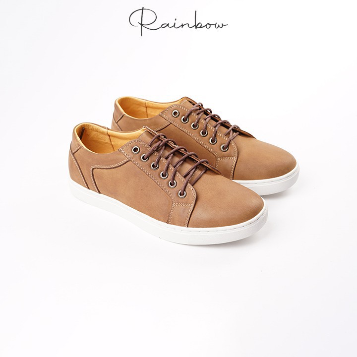 Giày sneaker nam da bò thật Rainbow S004 COG