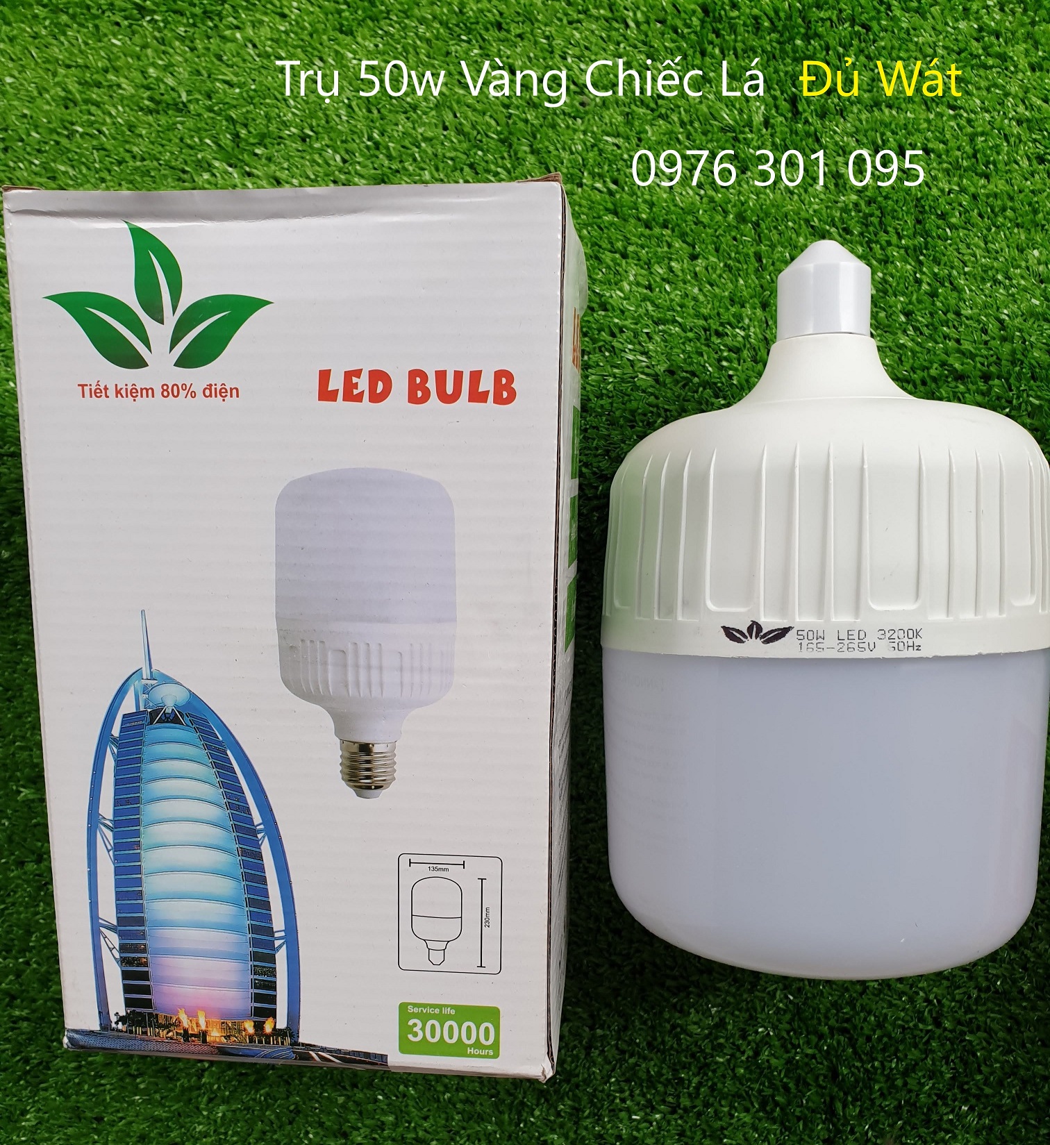 Bóng Đèn Led Trụ Ánh Sáng Vàng từ 5w đến 65w - Đèn Led Thiên Vân
