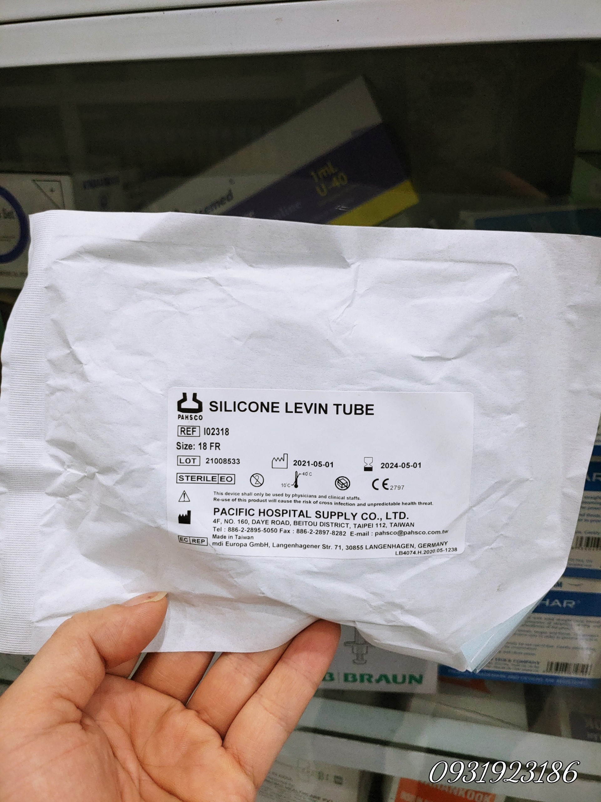 Ống Silicone nuôi ăn đường mũi- dạ dày dùng 1 tháng